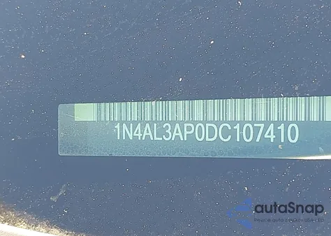 2013 Nissan Altima 2.5 Sv from USA, damaged, VIN 1N4AL3AP0DC107410